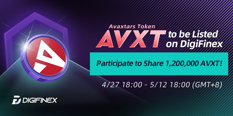 Trading Token: $AVXT @Avaxtars_Game Event Time: April 27th 18:00 (GMT+8) #Bitcoin #cryptocurrecy #NFT #crypto #AVXT #GameFi‌ Details: reurl.cc/QL7Y25 Register: reurl.cc/44mQQK Event: 1: Follow & Retweet to Share 200,000 AVXT 2: Trade AVXT to share 1,000,000 AVXT