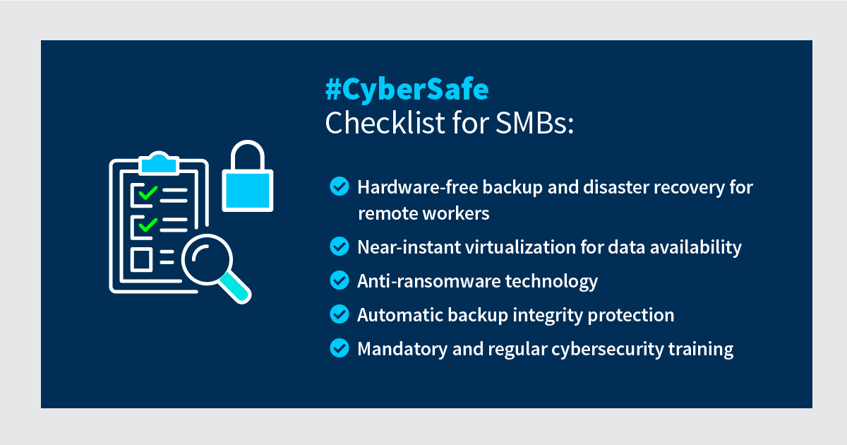 tmshelpdesk's tweet photo. When it comes to data loss and SMBs, it's not a question of if, but when. Stay ahead of the bad guys by being #CyberSafe. https://t.co/78UK48rbmM