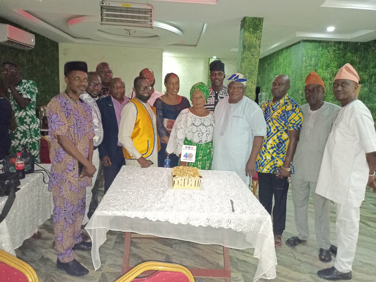 SurulereLions's tweet photo. LAGOS SURULERE LIONS CLUB INTERNATIONAL
40TH ANNIVERSARY CELEBRATION (1982-2022) ππ
.
#LagosSurulereLionsClubInternational #lionsclubinternational #lionsclub #servinghumanity #servinghumanityselflessly https://t.co/kblwAiSZew