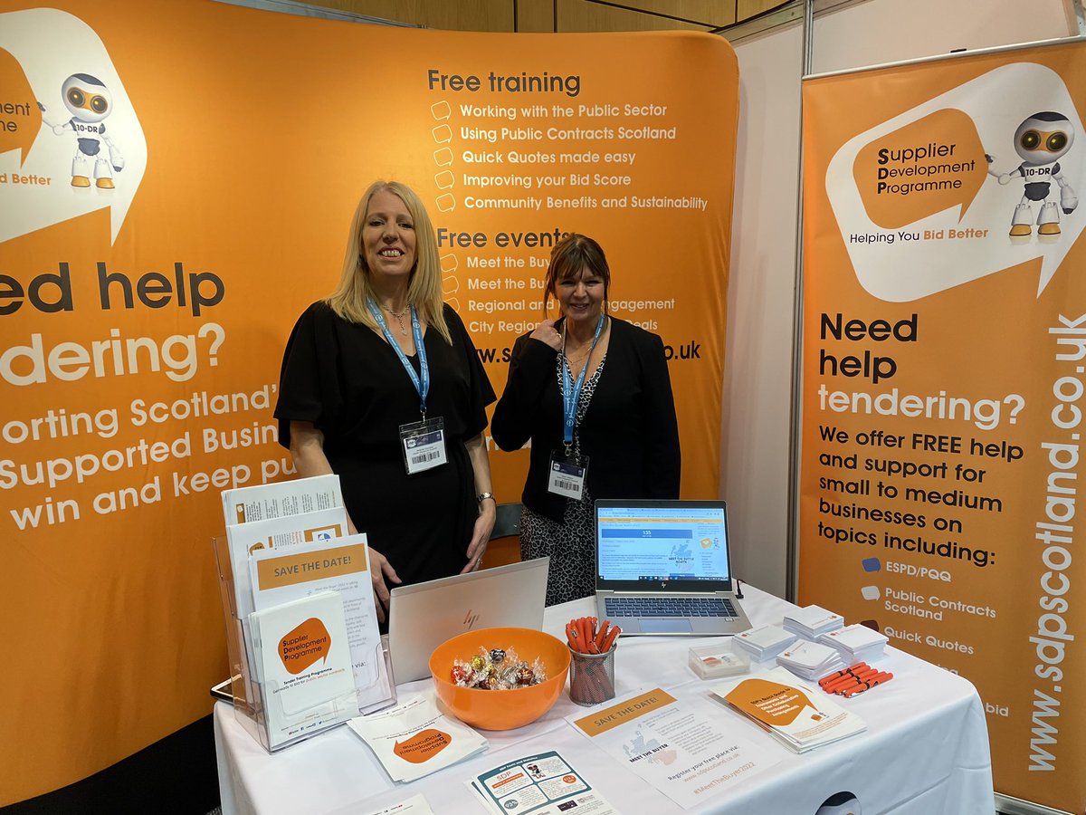 If you’re <a href="/P4hScotland/">P4H Scotland</a> today don’t forget to pop along to the <a href="/sdpscotland/">Supplier Development Programme Scotland</a> stand for the latest on training and support to help you grow your business!