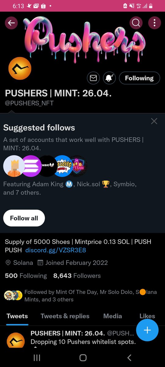 Hilmew_'s tweet photo. @PUSHERS_NFT Already done ser!

@alvinletsgo @humblecoco @syid https://t.co/0xRrctM1qy