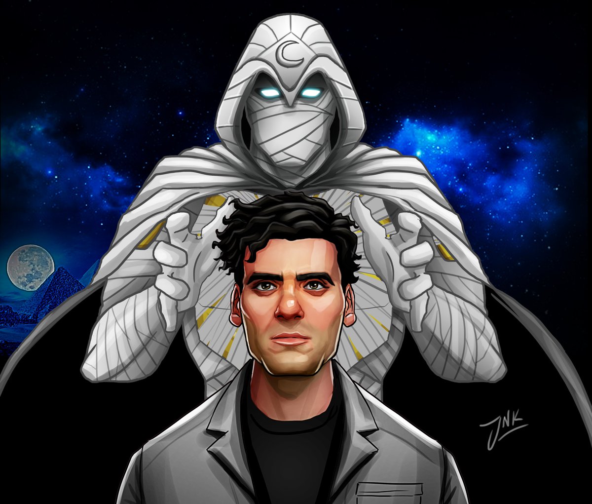 Mr_JNK's tweet photo. NEW ART!!! #MoonKnight https://t.co/kGh6yC1XeC