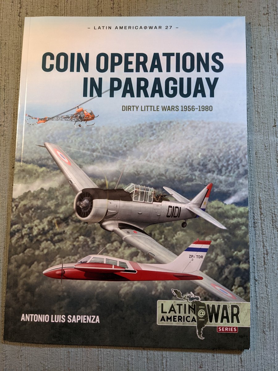 MartinKoenigsb2's tweet photo. Dang - the Mailman delivered!! Gotta get reading right away!! #WhatAreYouReading #BookReviews #20thCenturyHistory #MilitaryHistory #WargameResearch #ColdWarHistory #LatinAmericanInsurgencies #COINOperationsInParaguay #DirtyLittleWars1956to1980 #AntonioLuisSapienza #HelionBooks https://t.co/axfslURZAH