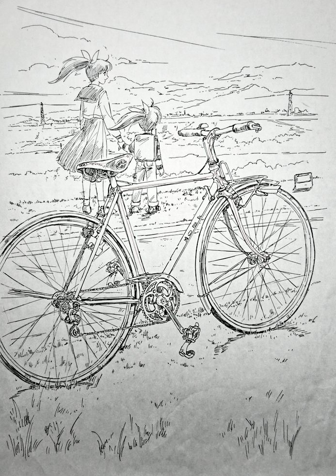 絵描きがなんで絵を描くか

なんて、馬鹿なことを今更考えてみる。

それは、目の前の紙なり画面なりに

なんか素敵なものを封じ込めたいからじゃないかと。

思ってるだけじゃカタチにならない。

絵は、思った事を
眼の前でカタチにする魔法だ。

いや、カタチにしないと
思いが届かないのかも。 
