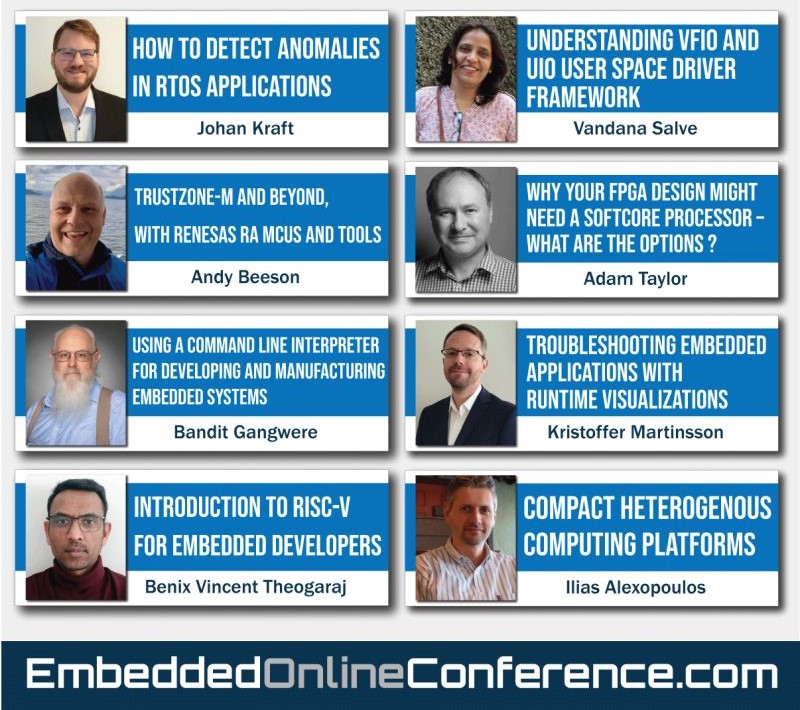 percepio's tweet image. Welcome to #EOC22! Don't miss Johan Kraft's talk tomorrow (Tues) & check out Kristoffer Martinsson's talk, which is available now. Have a great conference! ow.ly/NTjP50IKTgr
🎉 Percepio is proud to be a gold sponsor. 🎉
#EmbeddedOnlineConference #Embeddedsystems