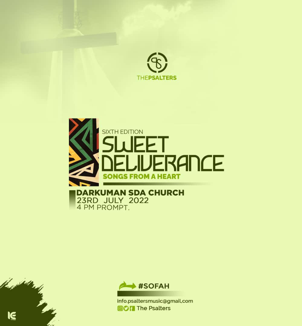 ThePsalters's tweet photo. There is a song in your heart.
Did you know that?
That song your soul finds satisfaction!
Come let’s sing together!
Here for every music lover!
#SweetDeliveranceAt6
#SongsFromAHeart
#SOFAH
#ThePsaltersXperience
#ThePsaltersMusic
#ThePsaltersEffect https://t.co/xSo1L9pFqp