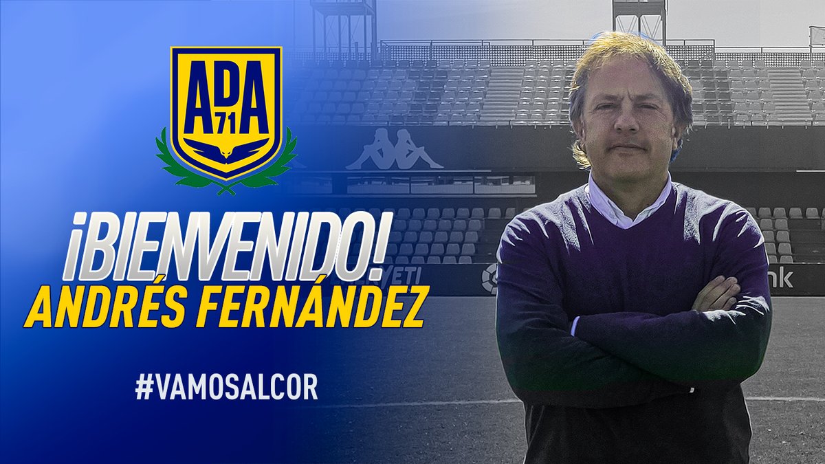 OFICIAL|
🗣️ 𝗔𝗻𝗱𝗿𝗲́𝘀 𝗙𝗲𝗿𝗻𝗮́𝗻𝗱𝗲𝘇, nuevo Director Deportivo del primer equipo de la #ADA ➡️ bit.ly/37Iy7th.
¡Bienvenido a la familia alfarera! 😄💛 .