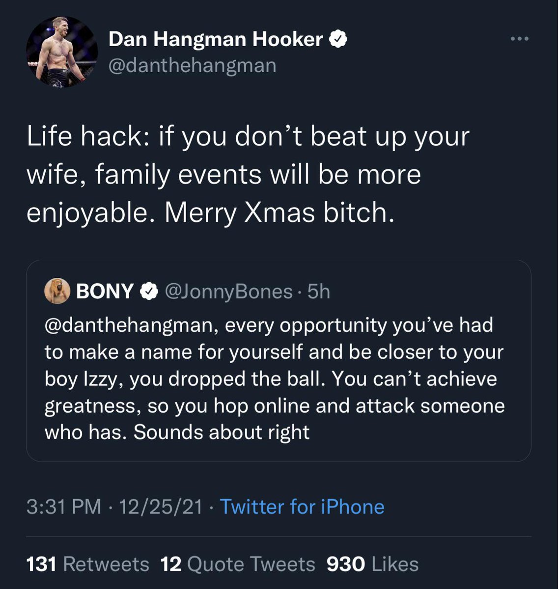 DovySimuMMA's tweet photo. throwback to when dan hooker fuckin demolished jonny bones https://t.co/uIQDLPNNiH
