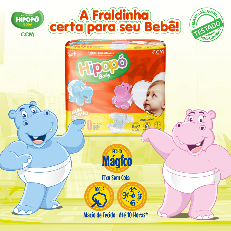 FraldasHipopo's tweet photo. Hipopó Baby, a fraldinha certa para o seu bebê!🧡

#Bebê #FraldasDescartaveis #HipopóBaby #FraldasHipopó https://t.co/aJ2H0YJo3t