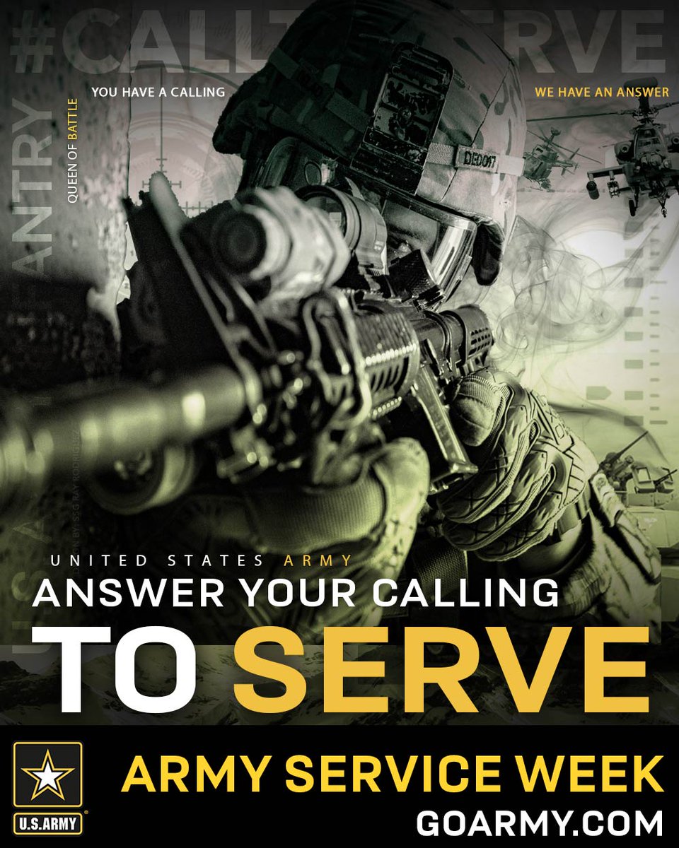 The <a href="/USArmy/">U.S. Army</a> is seeking #infantryrecruits. Earn up to $30k for choosing this #ArmyCareer and heading to training quickly! #DidYouKNow recruits can add up to $10k for choosing the Ranger option?

Learn more <a href="/GoArmy/">GoArmy</a> during #ArmyServiceWeek and #ServeWithUs!