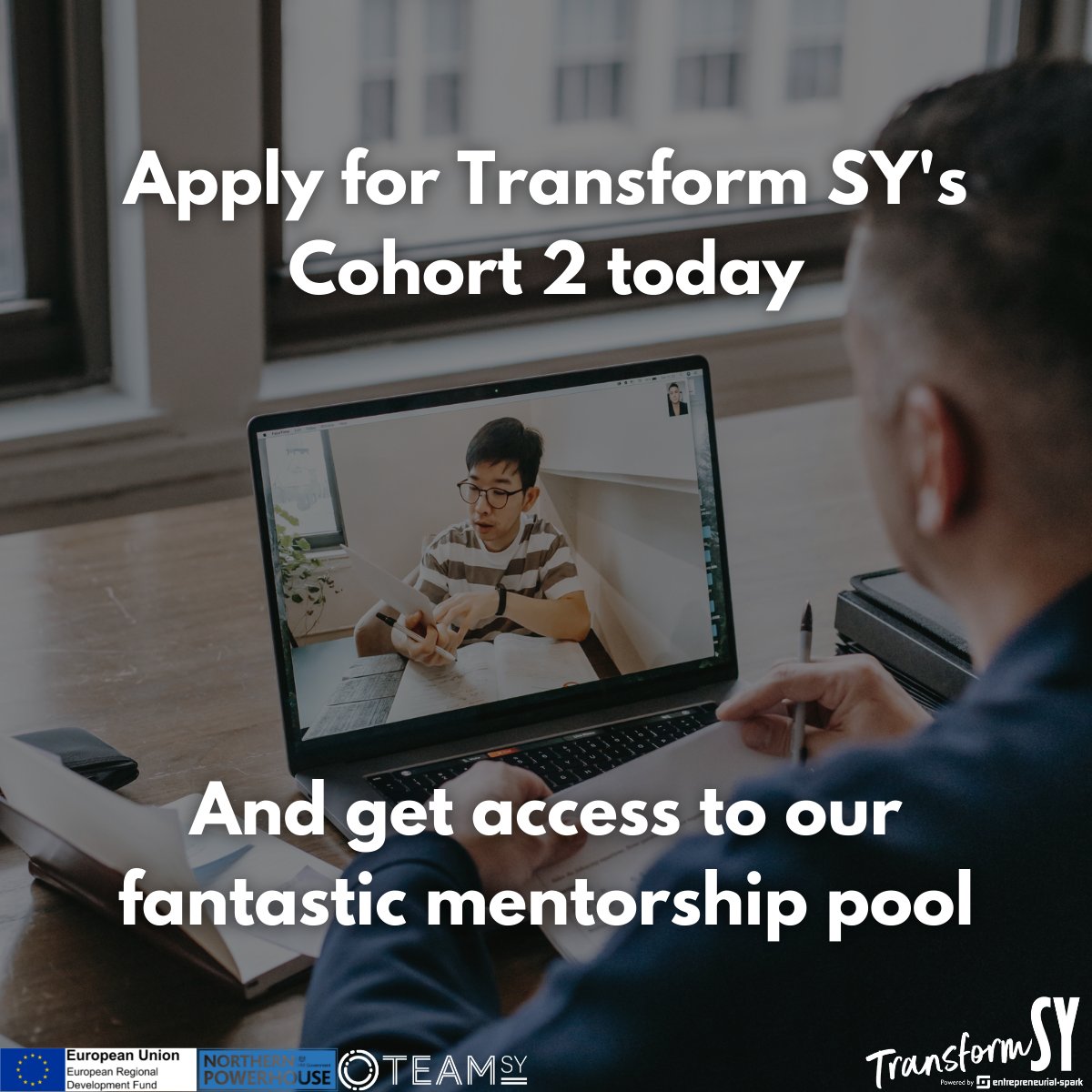 <a href="/transform_sy/">Transform SY</a> has one of the strongest mentorship pools in South Yorkshire – a combination of successful entrepreneurs and professionals with expertise in many domains.

Apply for Transform SY today to get access to the pool immediately: bit.ly/3OmbqeX
#startupsy