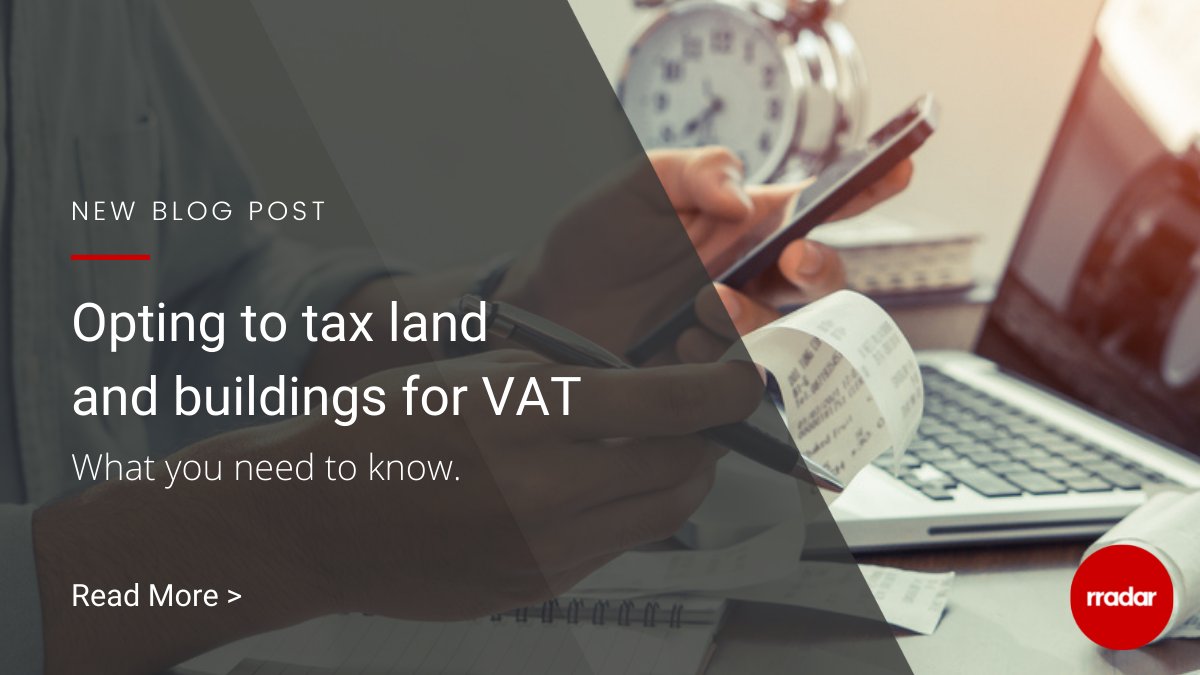 rradar_official's tweet photo. For many #businesses, the decision to acquire #commercial #land & #buildings should be carefully considered, not least because of the implications for #VAT. #rradar tax expert Steve Tetley explains the options & the action you need to take https://t.co/bijjWgy085 https://t.co/3D59haWkOv