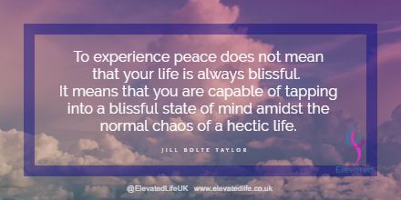 BiancaValenta's tweet photo. "To experience peace does not mean that your life is always blissful. It means that you are capable of tapping into a blissful state of mind amidst the normal chaos of a hectic life." - Jill Bolte Taylor #MondayMotivation #MondayWisdom #MondayVibes #MondayMood #MondayThoughts #Mo https://t.co/y6kxGqlh7S