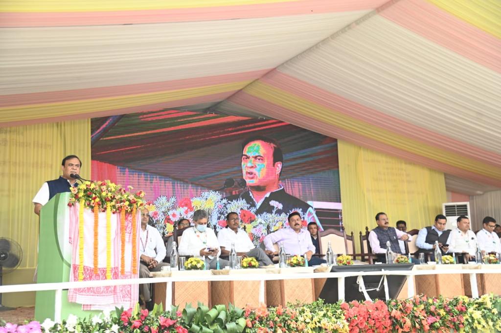 MMS_CMSGUY's tweet photo. Few glimpses of launching of the scheme "Setting up of Rural Godowns at 110 locations under CMSGUY" by Hon'ble Chief Minister of Assam Himanta Biswa Sarma at Amingaon on 21st April 2022 with total outlay of Rs. 39 Crores. https://t.co/kB7jwfbTfj