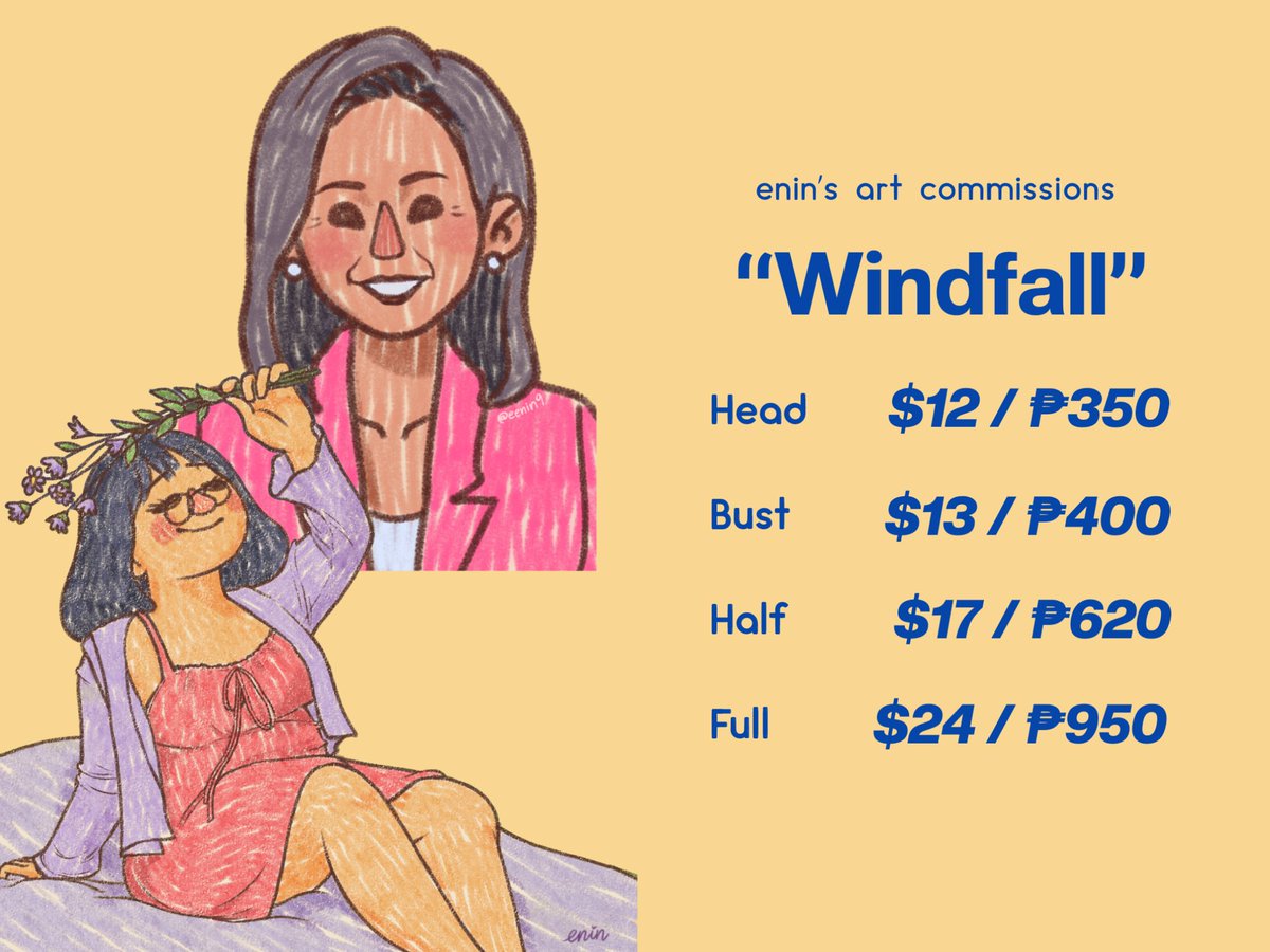 eenin9's tweet photo. 🍓 COMMISSIONS OPEN 🍓

Hi! I'm Enin, a freelance illustrator. I draw people as well as sceneries. If you're interested in commissioning me, just send me a message on any of my socials! 

(PS. Rates may vary) 

📱 Twitter/Instagram/Tiktok: @eenin9
💌 Gmail: eenin09@gmail.com https://t.co/gBHCuPATUr