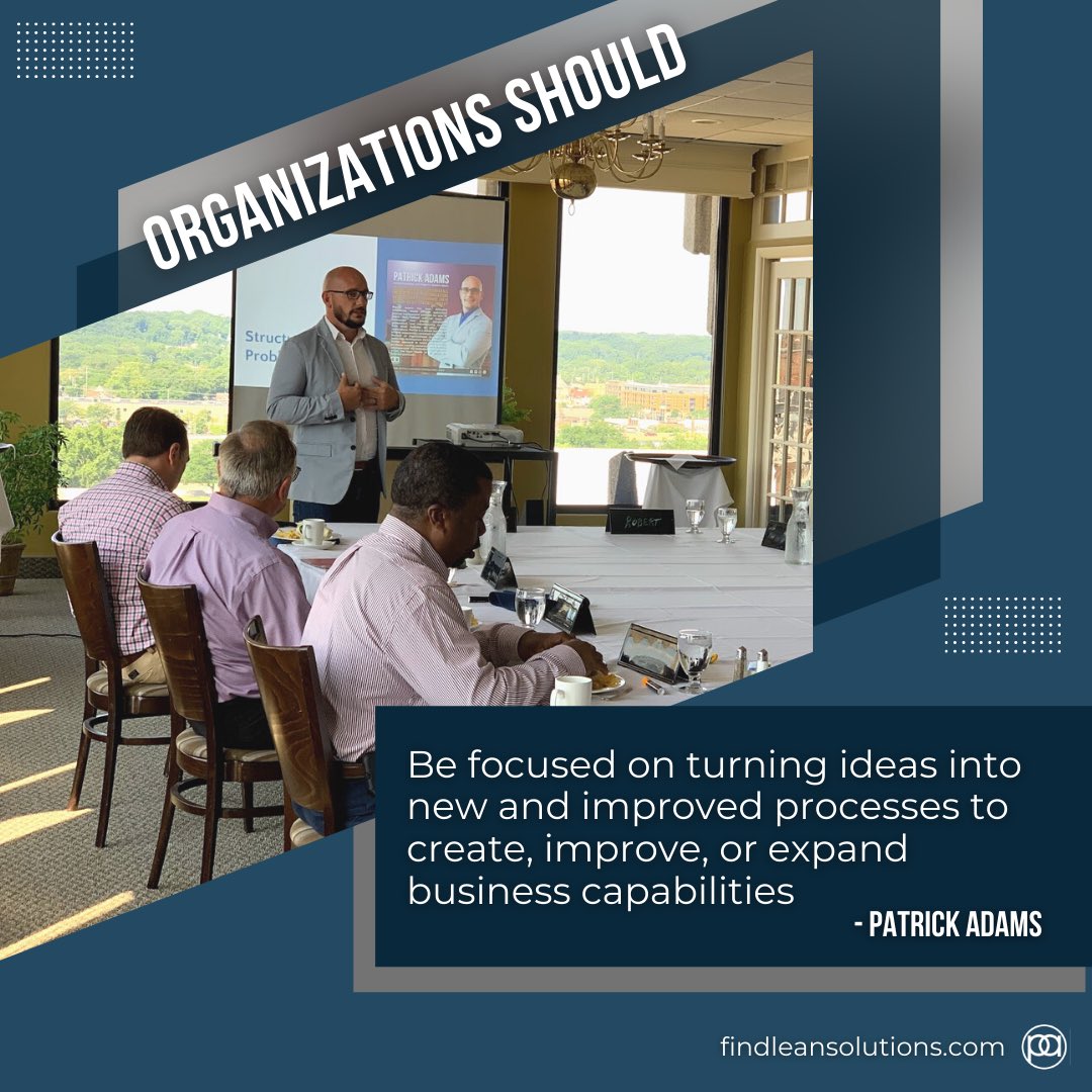 What is the opposite of a good organizational focus? Simply put, it is reactive thinking. Organizations will spend too much time and money simply reacting rather than doing something new, improved, and/or innovative.

 #Lean #leansixsigma #findleansolutions #focusonwhatmatters