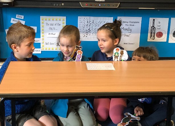 CarrdusYear1's tweet photo. Having fun acting out the story of Jack and the Beanstalk #carrdussschool https://t.co/RzzGf5EC3M
