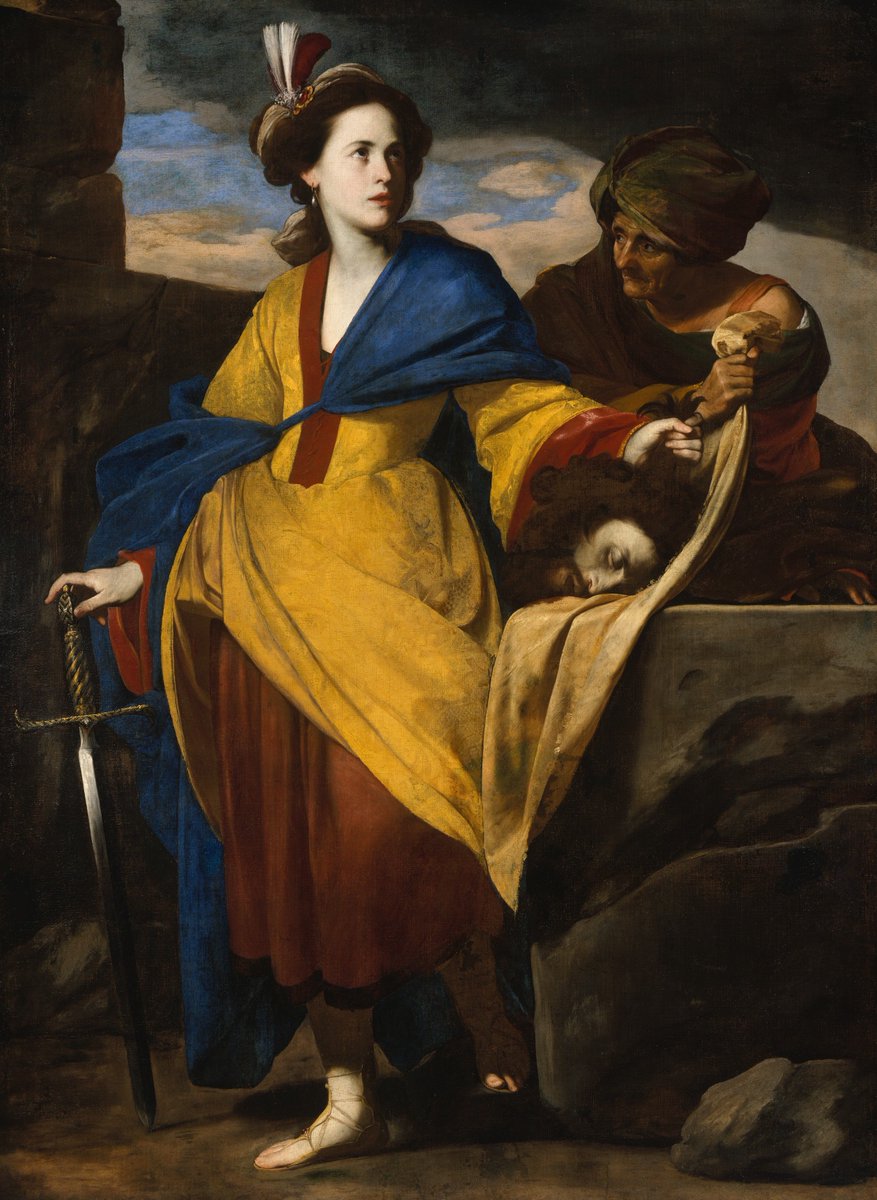 UrbanusVIII's tweet photo. #MassimoStanzione, #Giuditta con la testa di #Oloferne, olio su tela del 1640, @metmuseum. #TesoriPerduti https://t.co/jTK03vJEBC