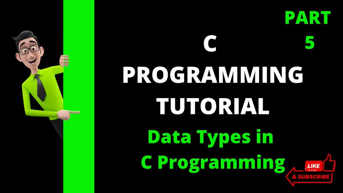 rrvkvideo's tweet image. New upload - "C Programming Tutorial for Beginners 5 - Data Types in C #Ctutorialforbeginners #Ctutorial #rrvcoder"
Watch Now: youtu.be/rUFIbrclhJs
(Posted via TubeBuddy.com)