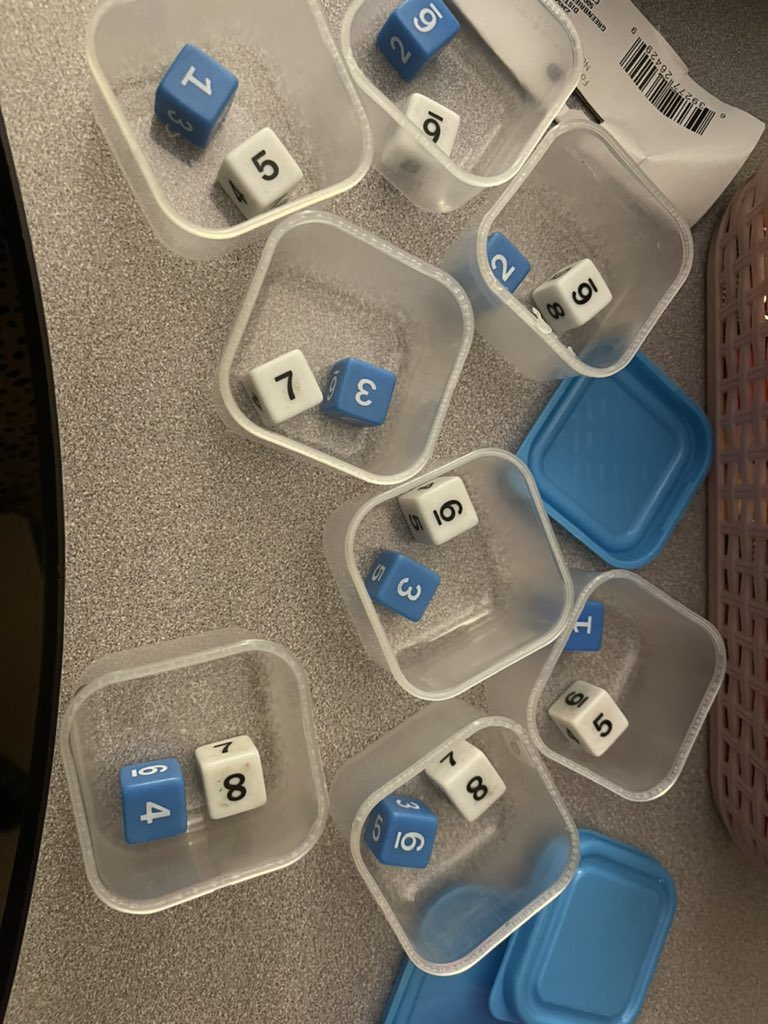 When playing dice games and you want to control the roll…<a href="/DollarTree/">Dollar Tree</a> containers to the rescue.