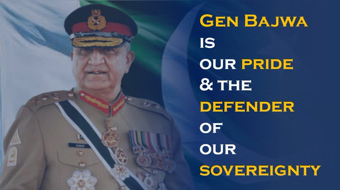 Gen Bajwa is our pride &amp; the defender of our sovereignty. 
Nation salutes every defender for their countless efforts to protect the motherland.
#BehindYouCOAS
#IStandWithPakArmy