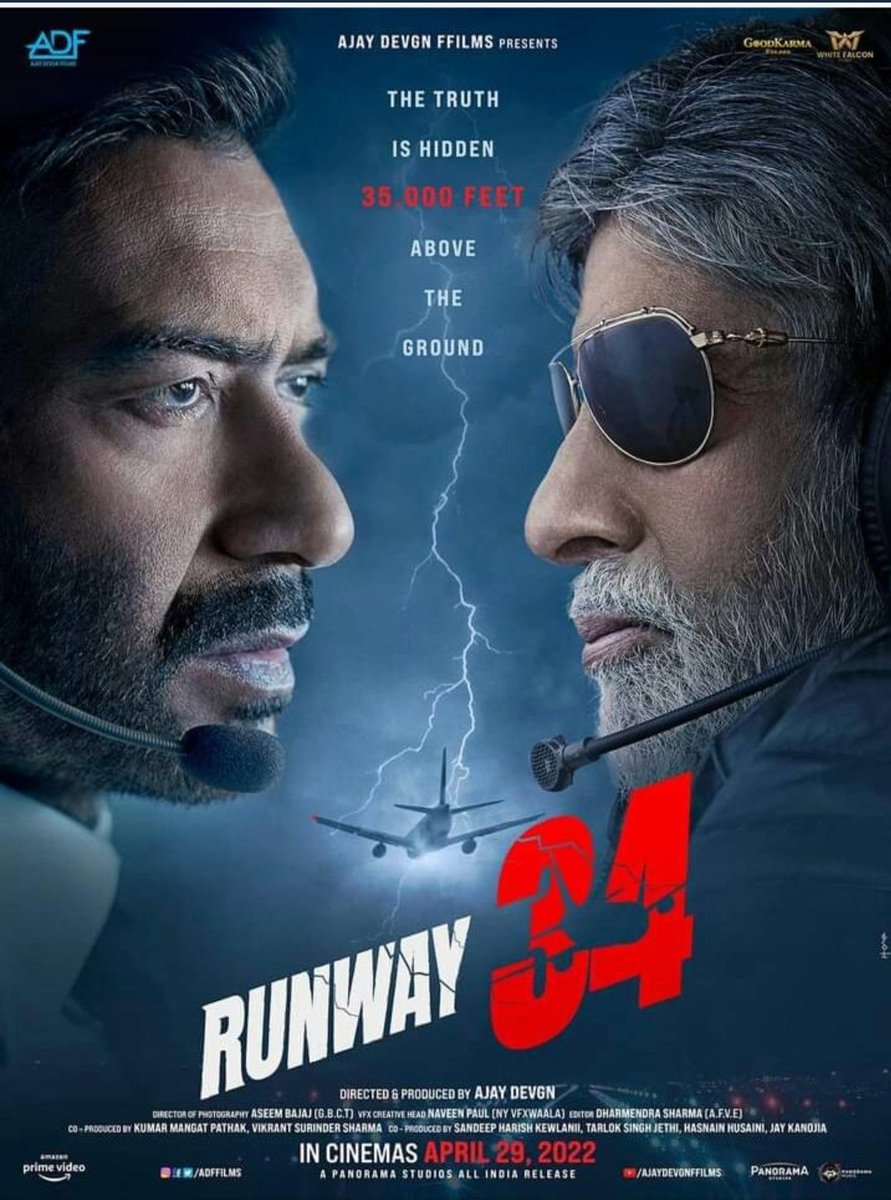 shaktisinghadv's tweet photo. Wishing #Producer &amp; #Director Mr #AjayDevgn's film #Runway34 a record breaking success and hearty congratulations to all its actors for their exceptional performance in the #film. @bomanirani @itskajol
#Runway34OnApril29 #Runway34ThisFriday #runway34nextfriday #runway34trailer2 https://t.co/04idnt7jX9