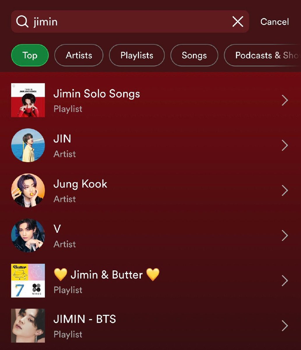 Chen70100272's tweet photo. Hi Spotify, 

We cannot find Jimin's Spotify profile even if you search his name. Also, his profile isn't verified yet. Please fix this issue. Thank you in advance! 
@Spotify
@SpotifyCares https://t.co/9lCsgwh18d