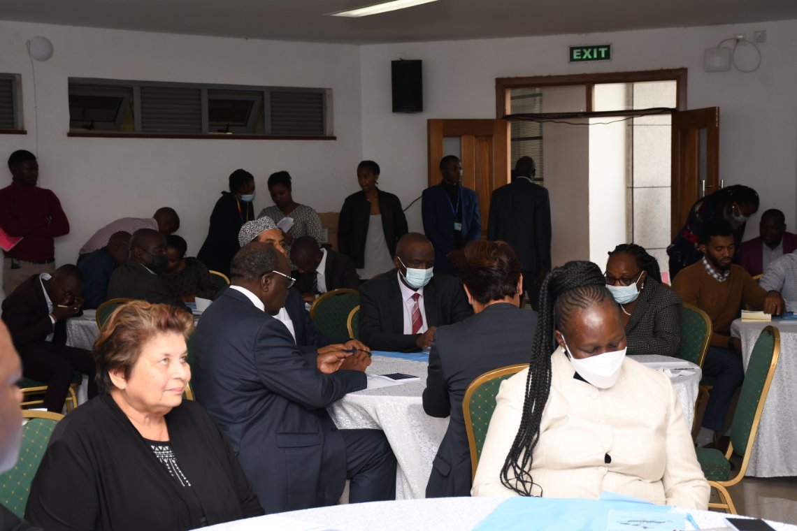 uonbi's tweet photo. Government representatives, Vice Chancellors, CEOs and other stakeholders have congregated at the UoN Towers for the launch of the International Institute of the Online Education, Kenya National Centre #IIOE https://t.co/8cAiPmmKeS