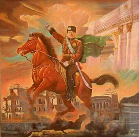 PashtonNaseer's tweet photo. شاه غازی امان الله دازاد ستر امپرا تور چی دنیا کی اځینی ولس مشر ول چی ښځو ته یه دسړی برابر حق ورکړی ول دافغانستان لوی امپراتور ول د خپل ژوند اخیری شپه یه اټالیا کی ختمه کړل شاه غازی امان الله دمړنی په  62 تل باندی دعقدت سره ګلونه وړاندی کوم۔
#AfghanHeroGhaziAmanullah https://t.co/HDSN6EH7Ez
