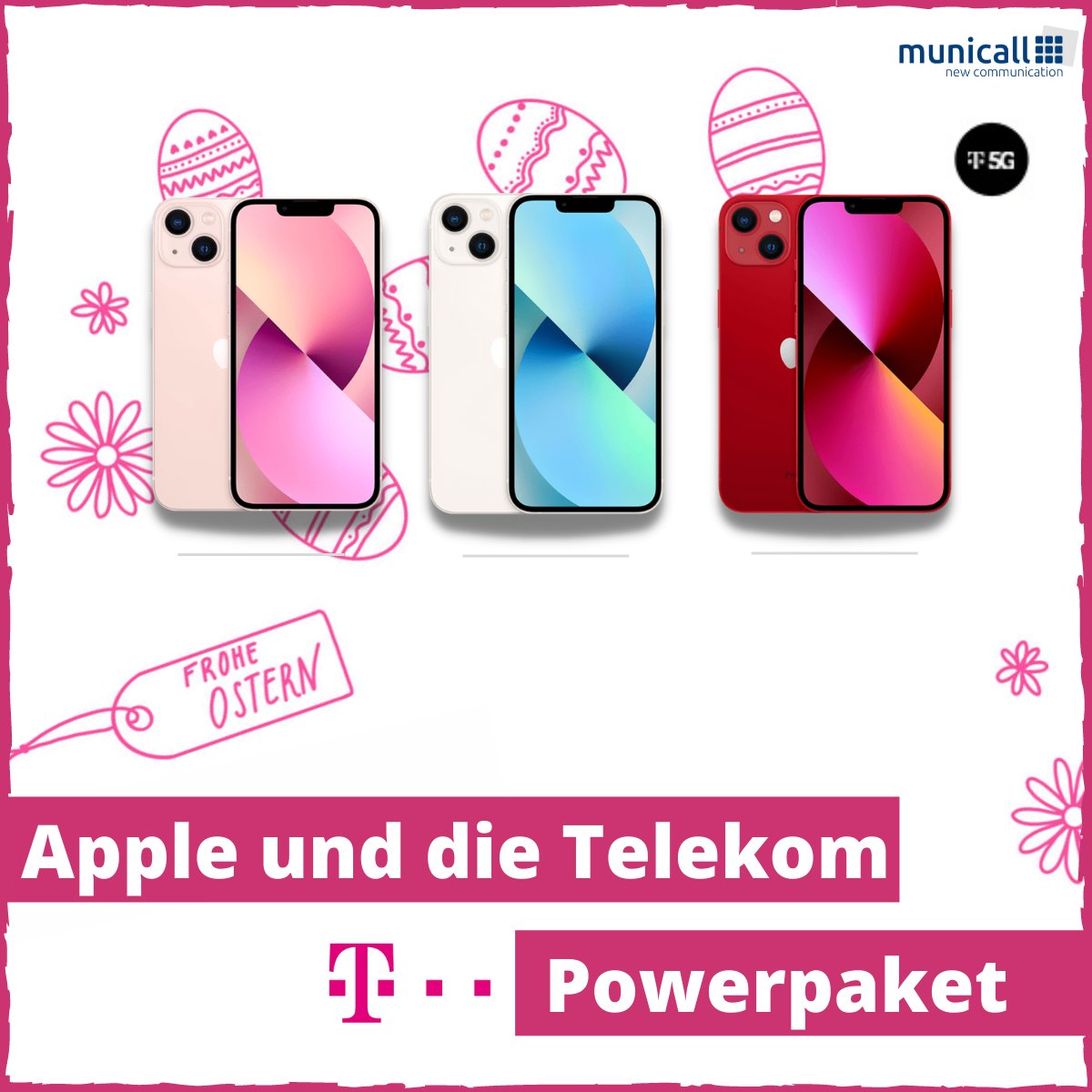 municall_de's tweet photo. Das Osterfest ist rum, Telekom Business hat aber noch einige I-Phones Specials für Euch versteckt.

Euer Interesse ist geweckt? Dann meldet Euch ganz einfach bei unserem Team-Innendienst unter der tkteam@municall.de. https://t.co/q945YVDlkH