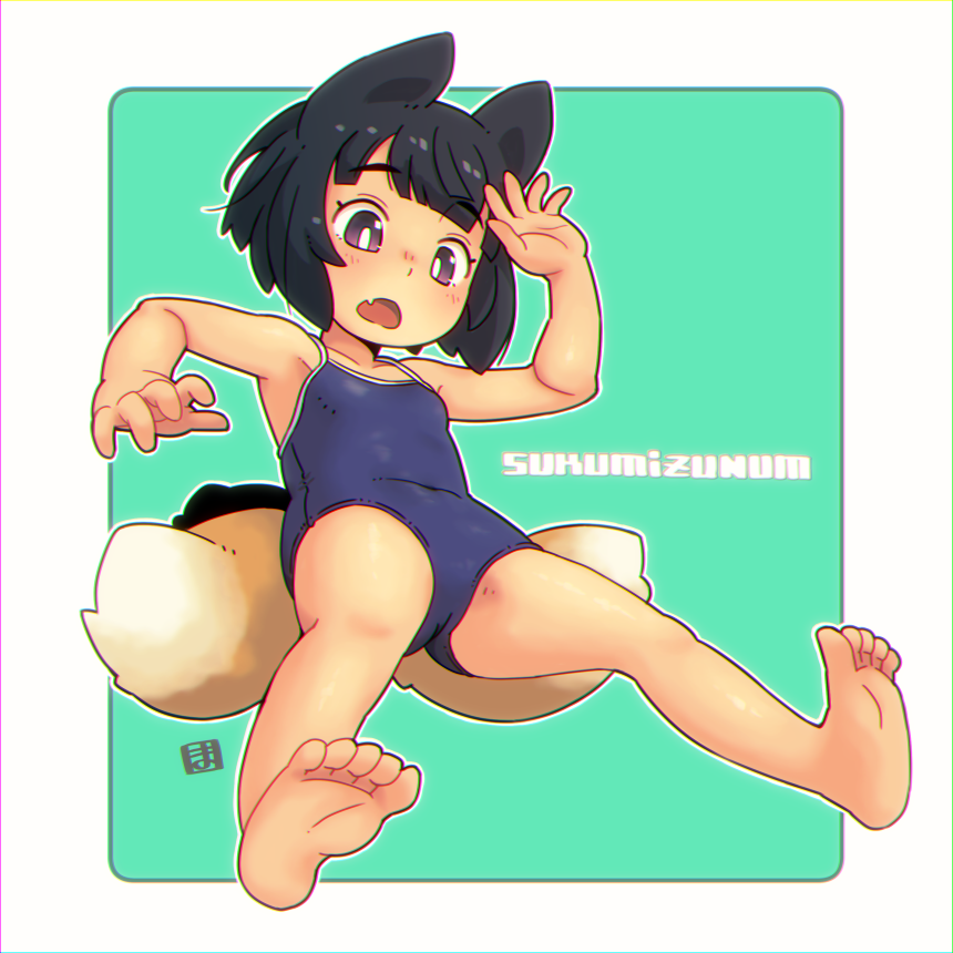 「暑い日はスク水を再掲してもよい🩱 」|廻のイラスト