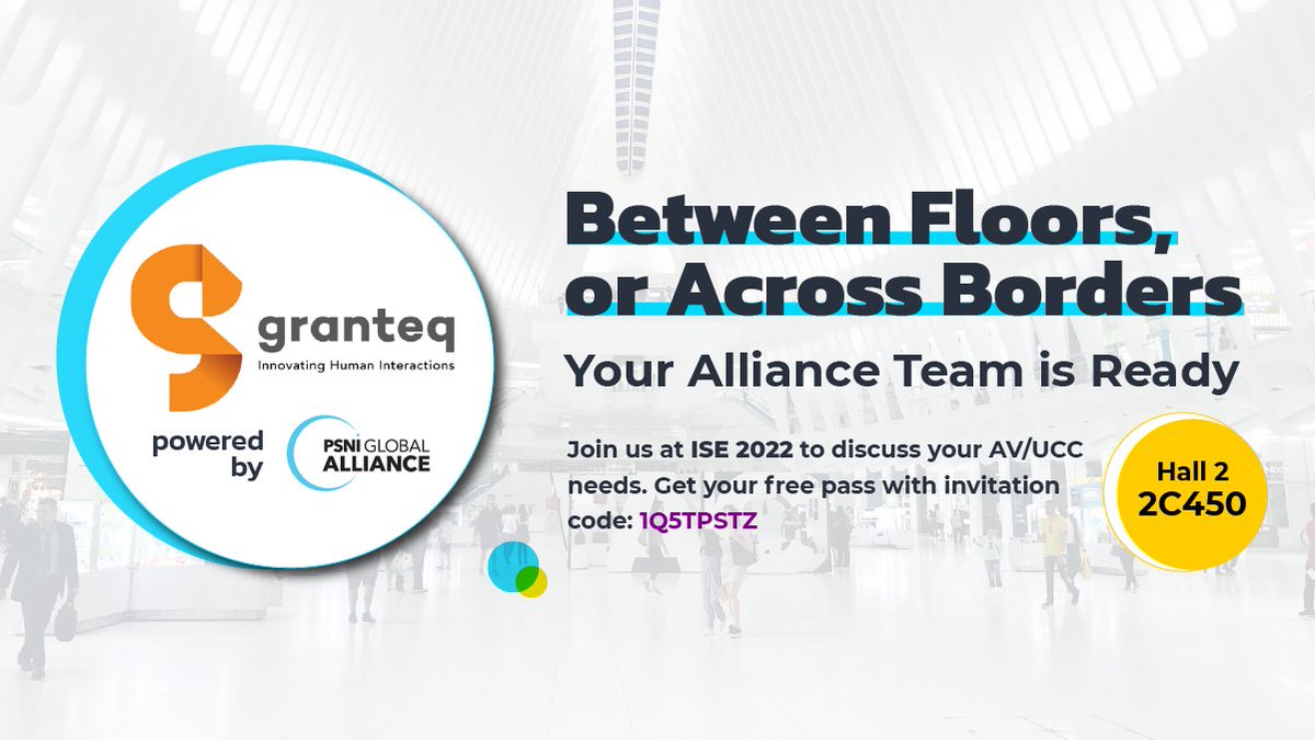 granteq's tweet photo. THIS. IS. BIG. We’re at the ISE Show this year with our @PSNIGlobalAlliance Partners. 

Register free with our VIP code: 1Q5TPSTZ at https://t.co/irbkENS9MT

#ise2022 #PSNI #psnialliance #dss2022 #digitallearning #digitallearningsummit #proav #avsolutions #avtweeps #datasculpture https://t.co/xIueMzDesF