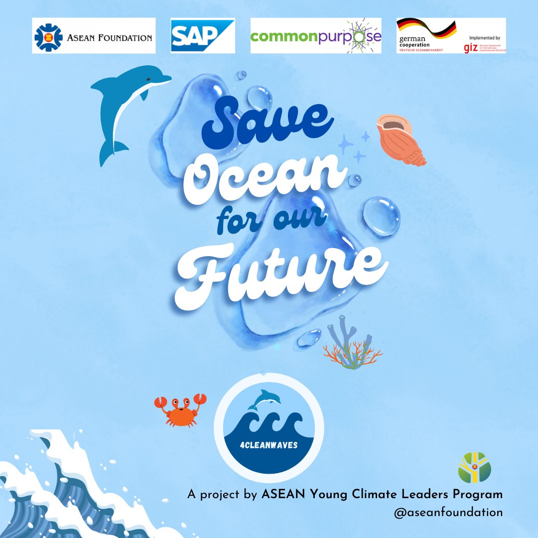 aseanfoundation's tweet photo. #ASEANYCLP presents 🌊 4CleanWaves 𝐒𝐨𝐜𝐢𝐚𝐥 𝐌𝐞𝐝𝐢𝐚 𝐄𝐧𝐠𝐚𝐠𝐞𝐦𝐞𝐧𝐭 𝐒𝐮𝐫𝐯𝐞𝐲 📃

Help them improve their social media through this 3-minute survey: https://t.co/gxbBdfIcyz

Follow @4cleanwaves on Instagram for more!✨

#SAP4GOOD #4cleanwaves https://t.co/tOhc7zrTRb