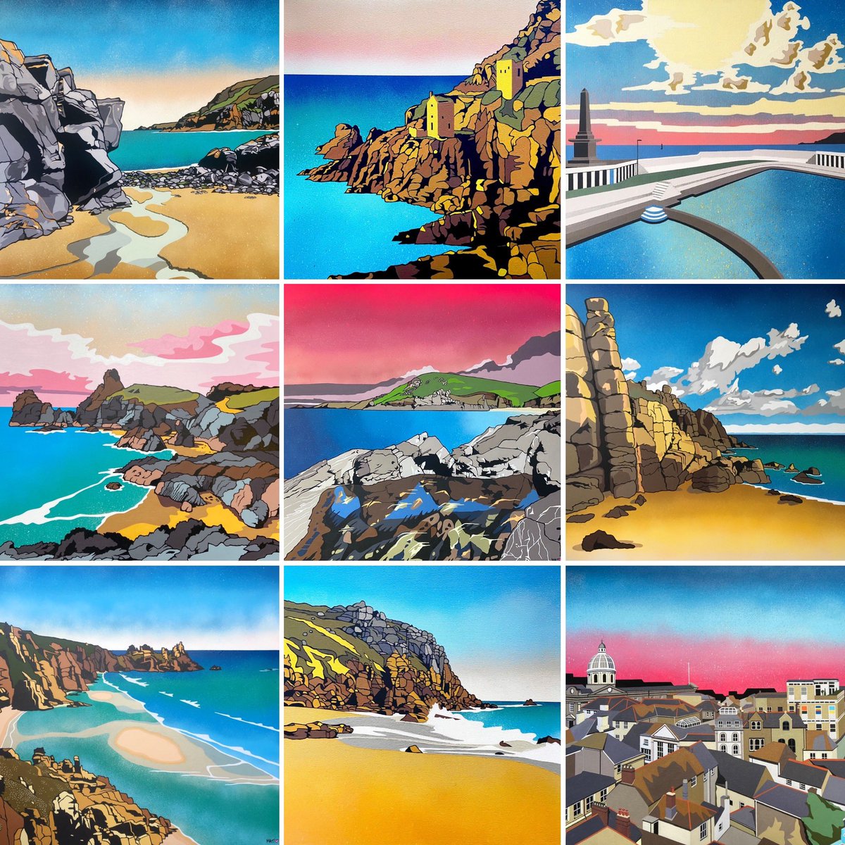 21 years of living and working as an artist in Cornwall……. 21 years!!!!! x