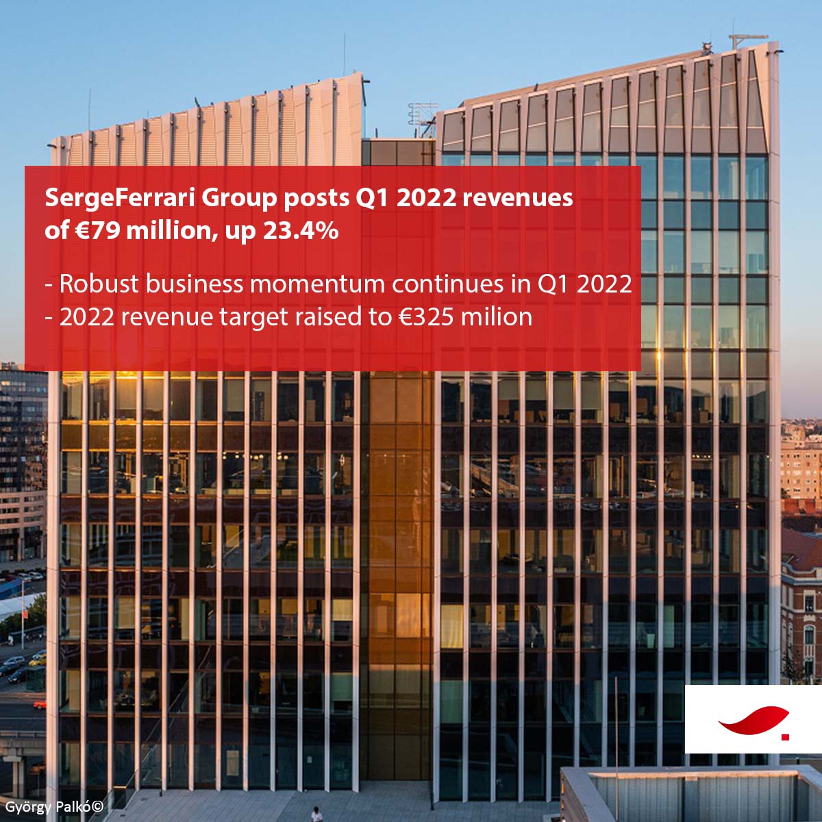 SergeFerrari Group announces Q1 2022 revenues:

sergeferraribourse.com/images/SergeFe…

#sergeferrarigroup #business #company