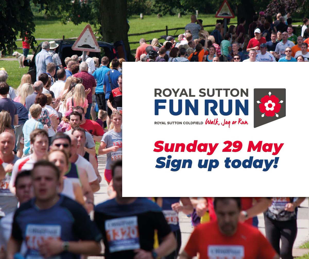 suttonfunrun's tweet photo. You have 5 days to enter.
Registration for this year's Royal Sutton Fun Run - Sunday 29 May closes this Friday, 29 April  at 11pm.
Register using the link via our new web site https://t.co/FATfRQS7xL https://t.co/Aw4AZBKOFV