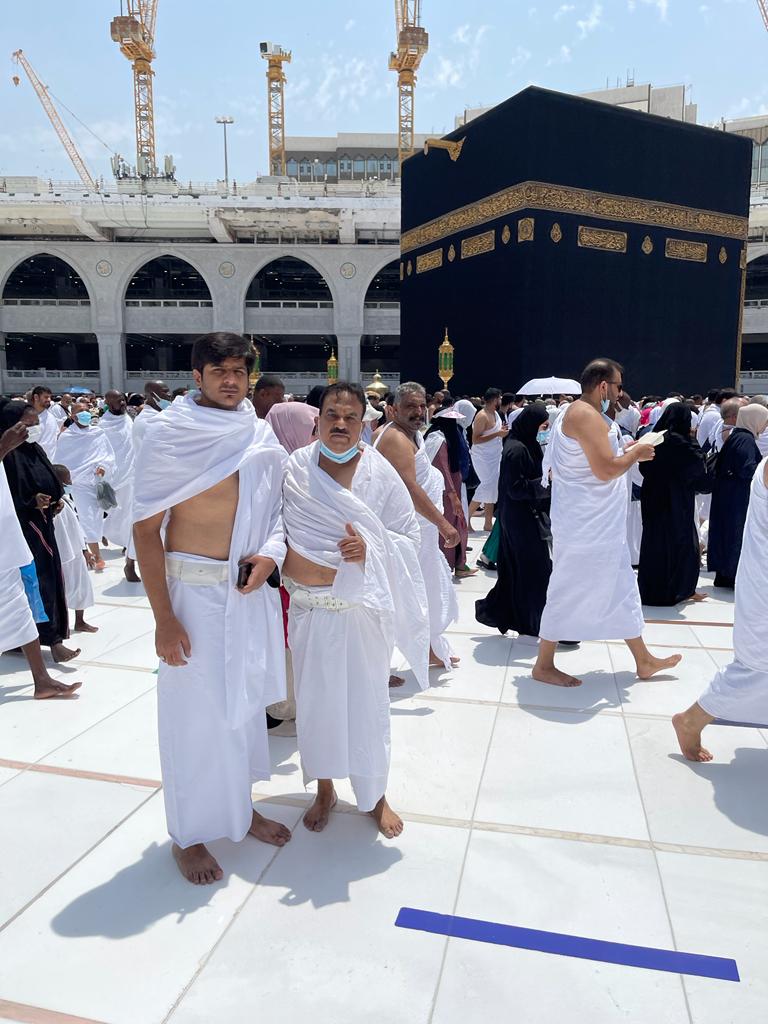Alhamdulillah, I have completed Umrah with Mohammed Asef Uddin(Son in Law). May #Allah Accept our Ibaadah and #Umrah and We Did dua for all Ummah. May Allah Almighty accept it and grant all of you the opportunity to perform #Umrah and #Hajj... Ameen