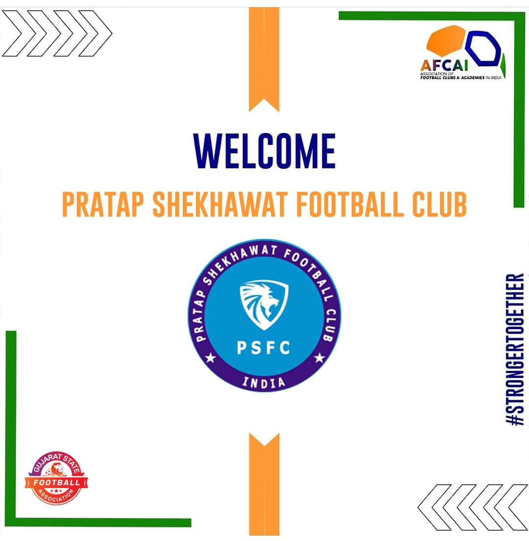 afcai_tweets's tweet photo. Welcome PRATAP SHEKHAWAT FOOTBALL CLUB from GUJARAT to AFCAI family #strongertogether 🇮🇳⚽
#forclubs #foracademies #afcai #indianfootball #growthofacademies #thebestsport #india #unity #localclubs #fortheclubsbytheclubs
#allclubsmatter #footballclubsmatter https://t.co/niUAIAET8w