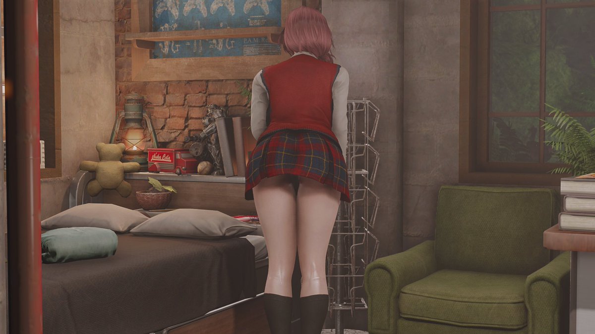 制服を着て撮影してみた😃
#Fallout4 #フォールアウト4