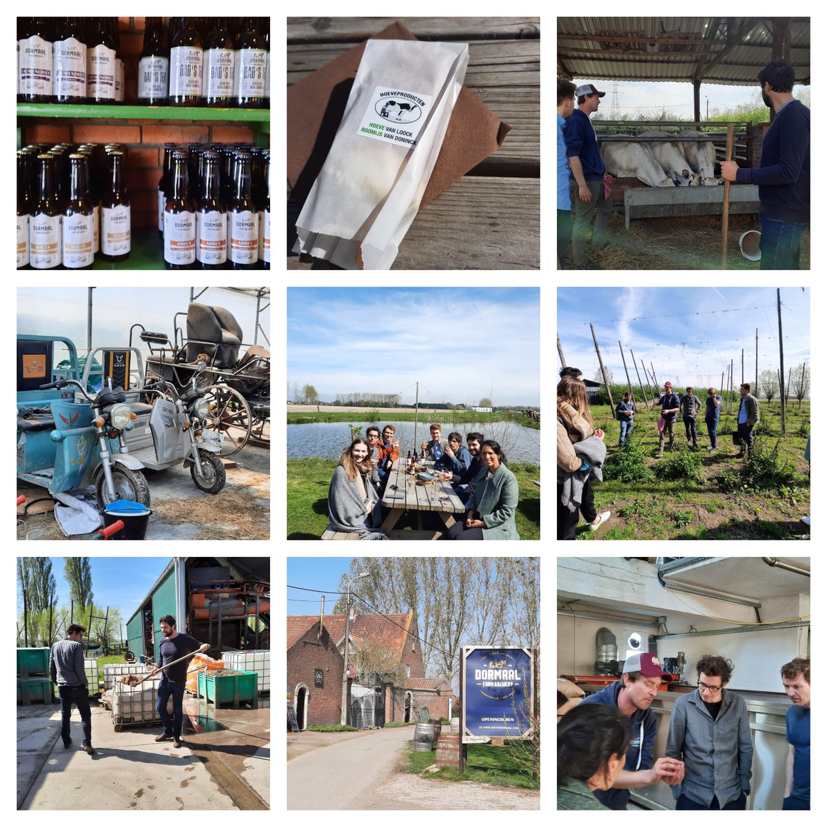 VIBMetaboCoreLV's tweet photo. Celebrating the "fun"ding with our team. Brewery visit @HofTenDormaal, one of the unique breweries that grow their own crops and hops #closedcircle. Really a nice tip for a celebration! Tasting was 👍. What are you still waiting for to join us: https://t.co/o3QL6ZHAfa. https://t.co/QhMgzvysqX