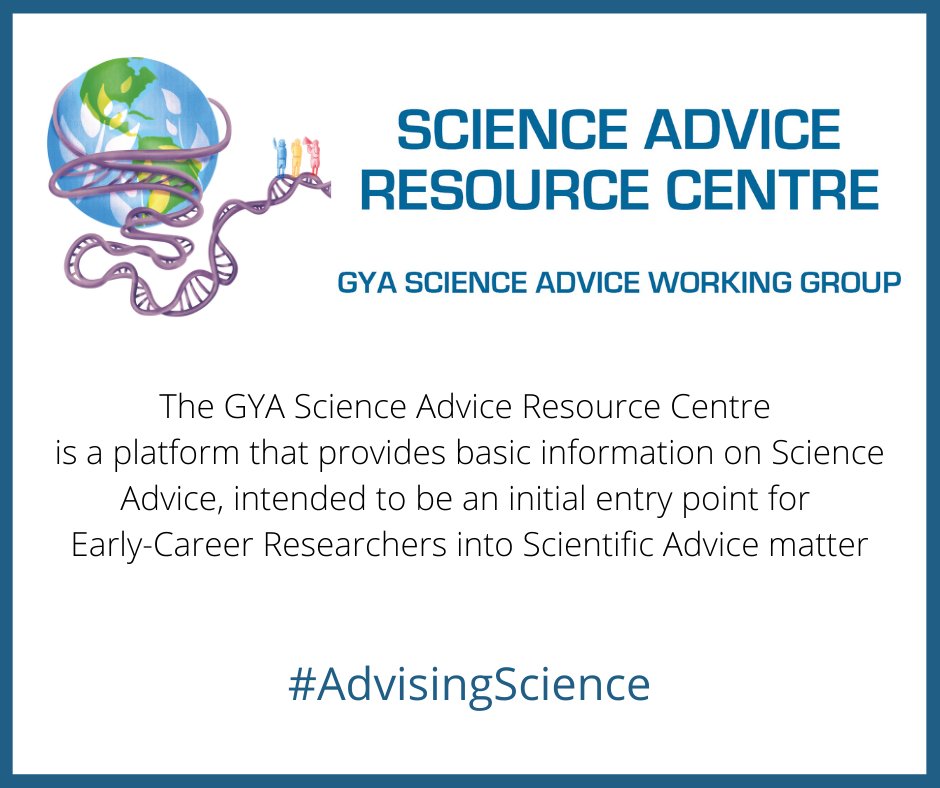 GlobalYAcademy's tweet photo. NEW LAUNCH!
Introducing the GYA's Science Advice Resource Centre - a platform from our Science Advice WG featuring peer-reviewed articles on governmental #Science advice, #Policy, #Diplomacy, and #SciComm for #ECRs.
https://t.co/S21WmHoArN
#AdvisingScience #SciPol @morontafelix https://t.co/hHfmWIy6cr