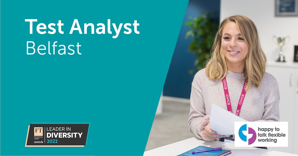 Civica_Careers's tweet photo. Are you a highly motivated Test Analyst? Civica is the UKโs leading public sector software provider, with more than 22 years of sustained growth. For more info and to apply: https://t.co/eI4XIfYv9N #CivicaCareers #TestAnalyst #TestAnalysis #Jobs #OpenToWork https://t.co/iOiBlzY3Mv