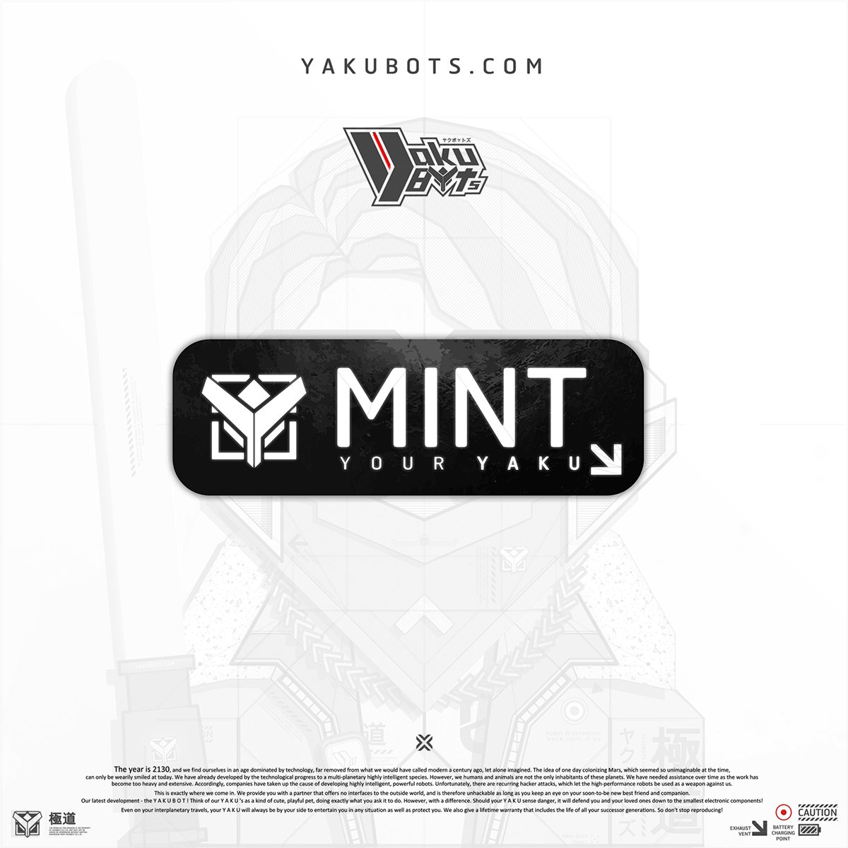 YakuBots's tweet photo. In case you didn't already know, minting is live! mint your own YakuBot on https://t.co/MeoyRDhJsP!

#OpenSeaNFT #erc721 #SmartContracts #EVM #Solidity #NFTshill #Mint #MintingSoon #NFT #NFTCommunity #NFTs  #PolygonNFT #Etherum #Bitcoin #NFTProject  #polygon_nft #polygoncommunity https://t.co/StUTlFsKwe