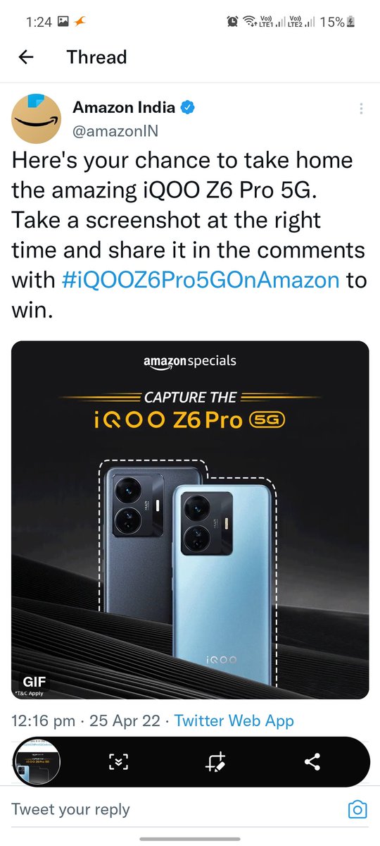 nm_sai7779's tweet photo. @amazonIN #iQOOZ6Pro5GonAmazon 
#amazonin https://t.co/06ikm7tFlL