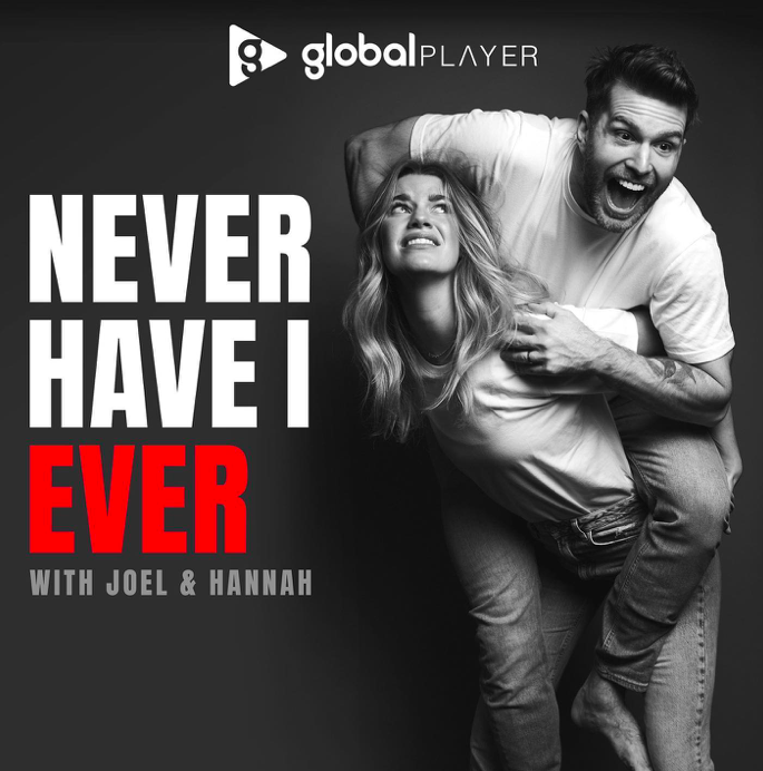 Another episode of the Never Ever Podcast is out today! Go give it a listen: apple.co/3Mq1WgX This week @joeldommett and Hannah Cooper take on Colonic Irrigation, who would have thought we'd be here by week five! 😳😅