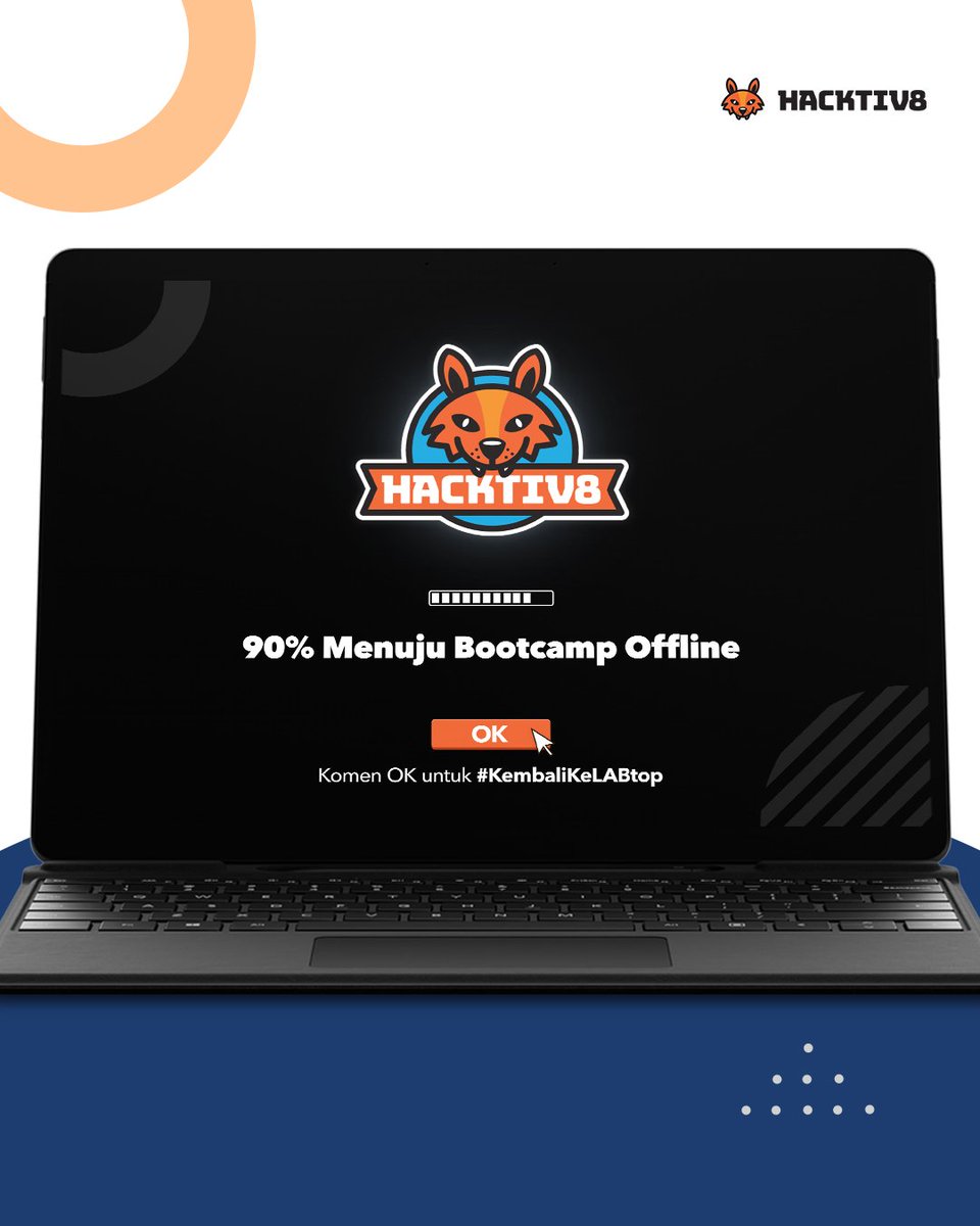 hacktiv8id's tweet photo. Siap menuju Bootcamp Offline Hacktiv8? Kunjungi https://t.co/Soy7MGkJzj untuk #KembaliKeLABtop
#DigitalInYourHands #WeAreHacktiv8 #CodingBootcamp #CodingBootcampJakarta #FullStackDeveloper #Programmer #Developer #WebDeveloper https://t.co/vN6JN4WOuK