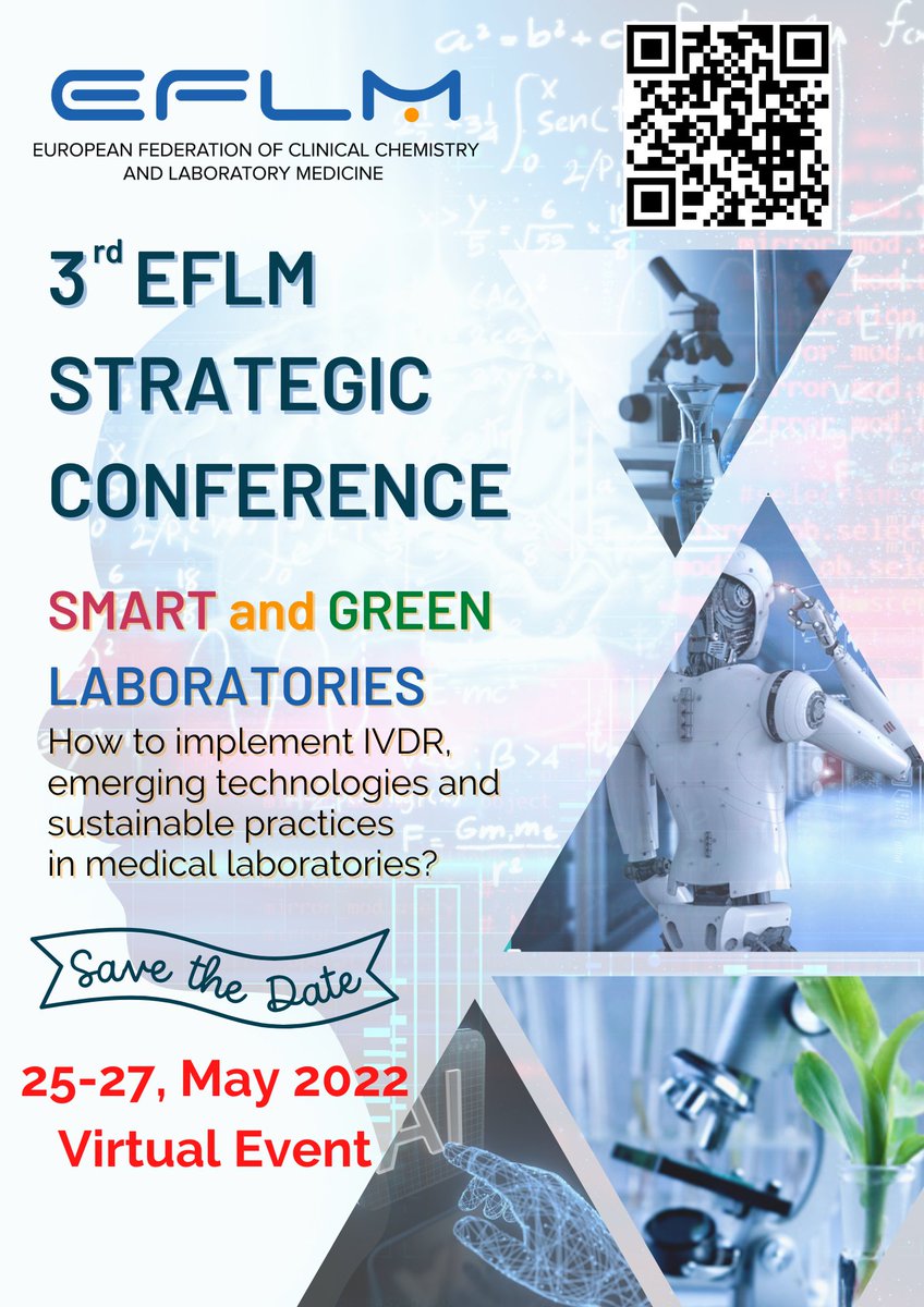 _EFLM's tweet photo. ππ EFLM Strategic Conference: be ready for the green implementation! ππ
π±ππΏπ±ππΏπ±ππΏπ±ππΏπ±ππΏπ±ππΏπ±ππΏπ±ππΏπ±ππΏ
π§βπ¬ π
May 25-27, 2022
π https://t.co/rBev2eor78
π¨βπ» https://t.co/52BZlRQymj
#EFLM #strategicconference #greenlab #laboratorymedicine https://t.co/Z08NOLW1At