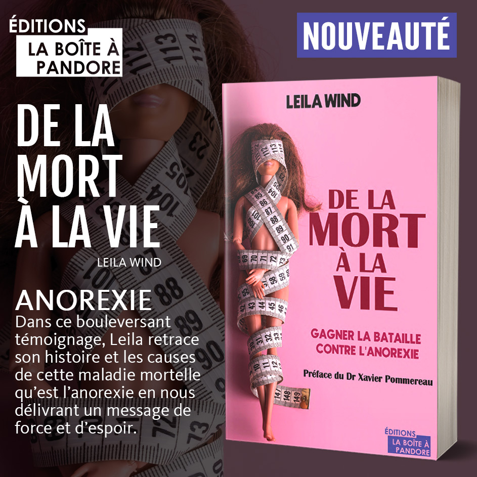 « J’ai 15 ans et demi et je vais mourir… »
Dans ce bouleversant témoignage, Leila retrace son histoire et les causes de cette maladie mortelle qu’est l’#anorexie en nous délivrant un message de force et d’espoir.
🛒 amazon.fr/mort-vie-Gagne…