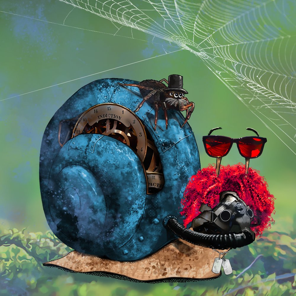 GefionM's tweet photo. @JanelovesNFT #snailtalesart #NFTCollection https://t.co/b324bBwtvG