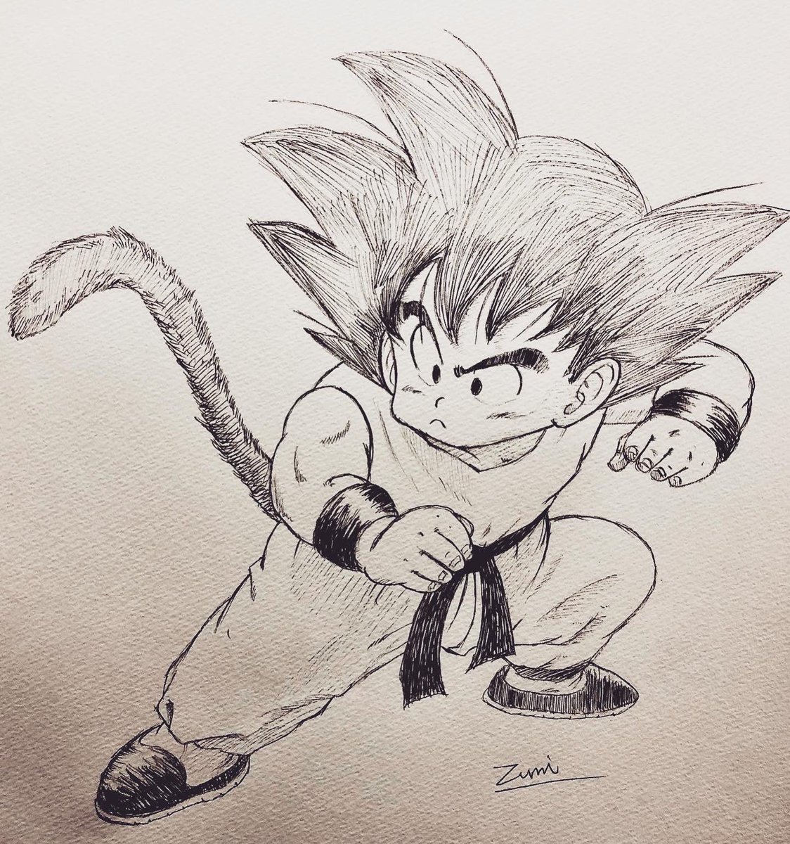 この悟空さも好き #イラスト好きな人と繋がりたい #絵描きさんと繋がり